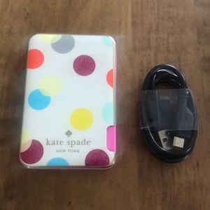 KateSpade SlimPortablePowerbank ConfettiDotGlitter